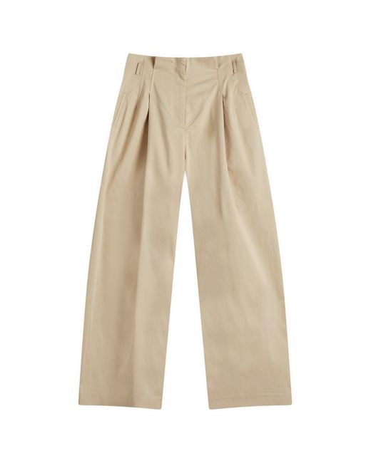 St. Agni Natural Cotton Paperbag Waist Trousers