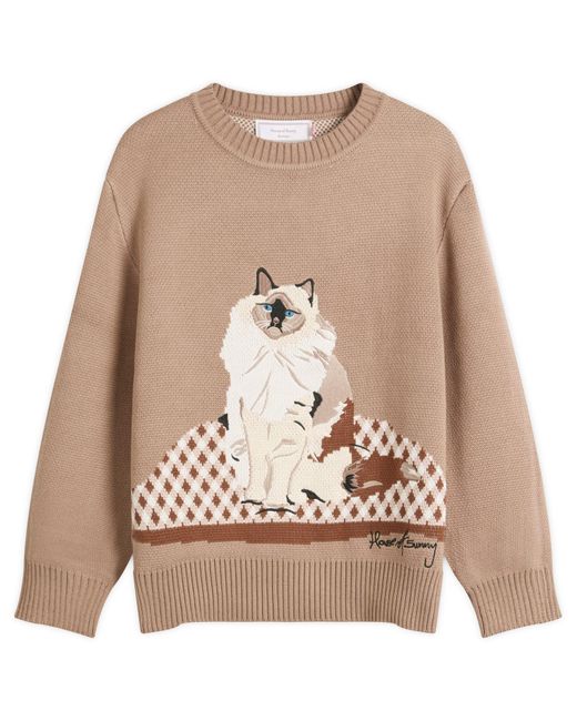 House Of Sunny Brown Ragdoll Crew Jumper