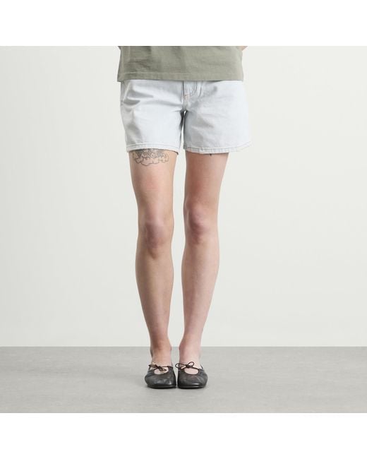 Anine Bing Blue Delaney Shorts