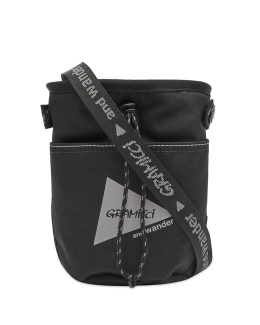 Gramicci Black X And Wander Patchwork Chalk Pouch for men