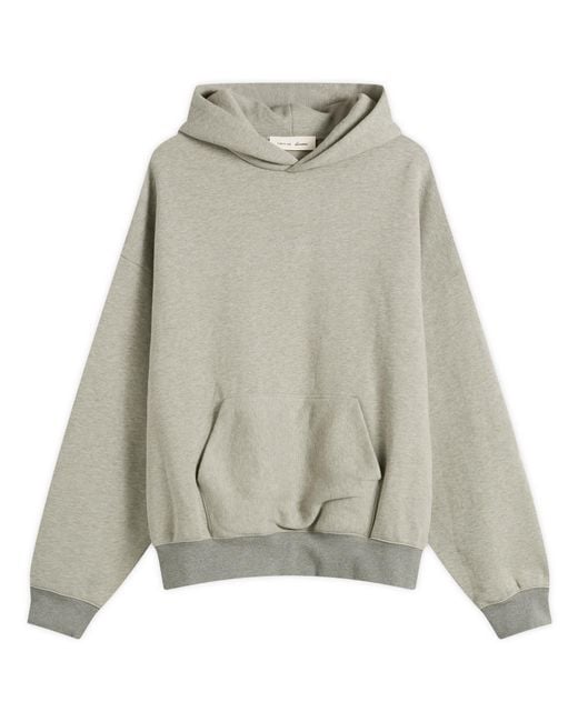 Fear Of God Gray Signature Classic Hoodie for men