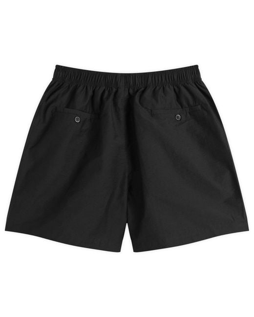 MKI Miyuki-Zoku Black Presented By End. Botanical Print Wide Leg Shorts for men