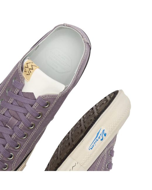 Visvim Purple Skagway Lo Sneakers for men