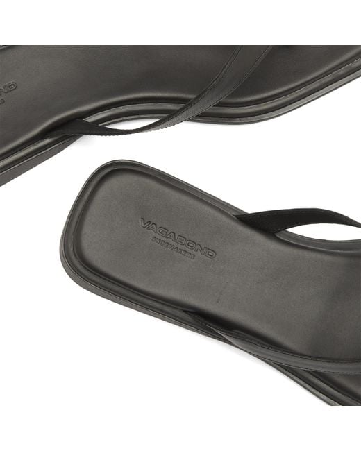 Vagabond Brown Izzy Leather Flip Flops