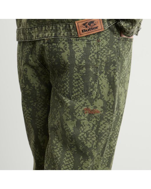 Butter Goods Green Garage Denim Jeans for men