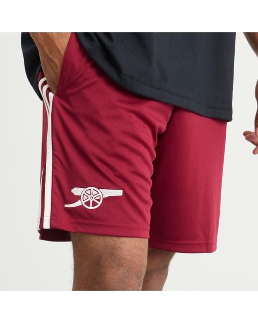 Adidas Red Arsenal Fc 25/26 3Rd Shorts for men