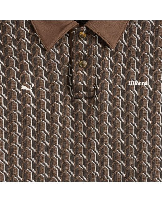 トップス JJJJound x Puma Longsleeve Polo Puma x JJJJOUND T7 LONGSLEEVE POLO 'Chocolate' The latest