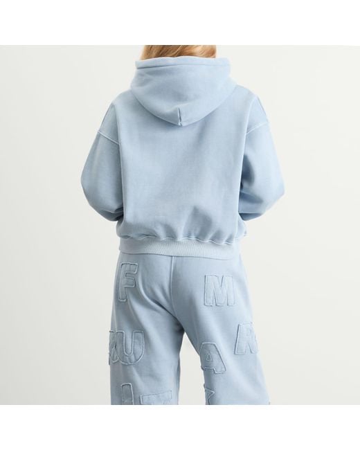 SUNDAYFRUITMARKET Blue Pigment Cherry Hoodie