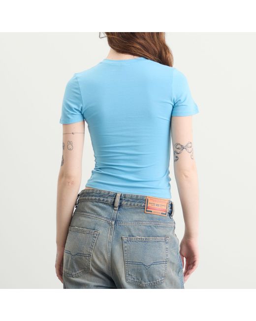 Skims Blue Cotton Jersey T-Shirt
