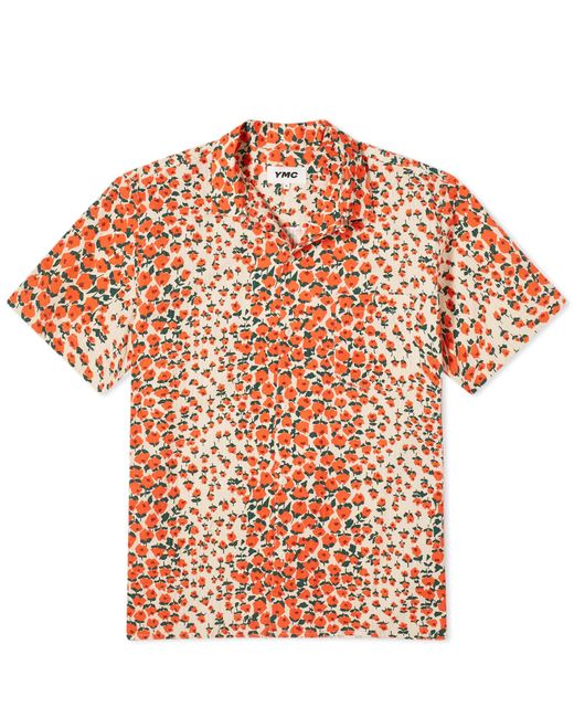 YMC Orange Malick Vacation Shirt for men