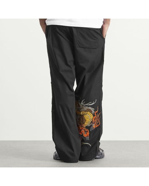 Maharishi Black Year Of The Fire Kirin Snopants for men