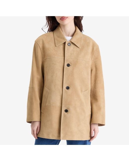 DUNST Natural Suede Jacket