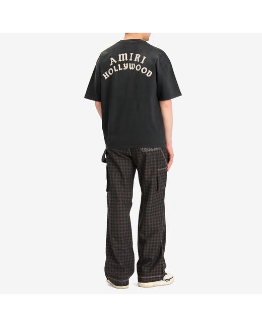 Amiri Black T-Shirt With Logo for men
