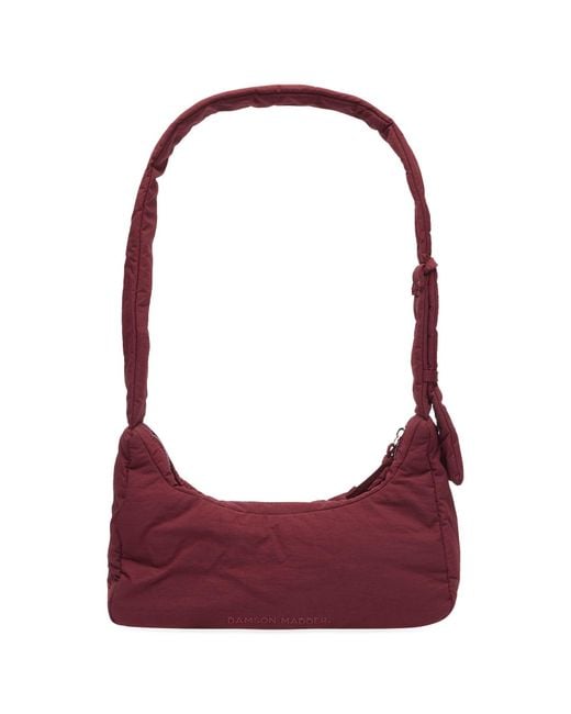 Damson Madder Red Puffy Saz Bag