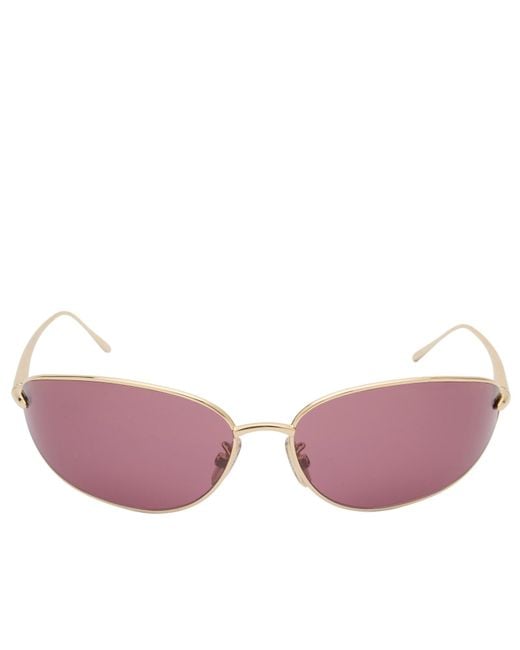 Loewe Pink Signature Wrap Sunglasses