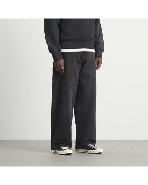 About Blank Black Wide Leg Denim for men