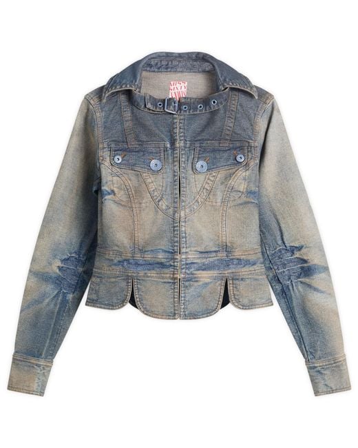 Miss Sixty Blue Knwls X Denim Jacket