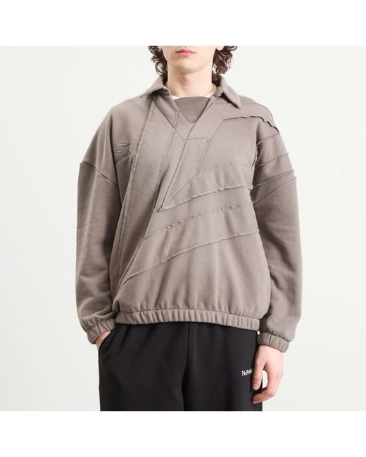 Umbro Gray Diamond Drill Sweat Top for men