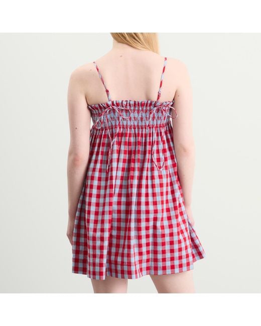 Damson Madder Red Lilo Mini Dress