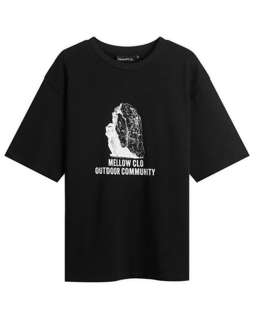 Mellow Clo Black Slab T-Shirt for men