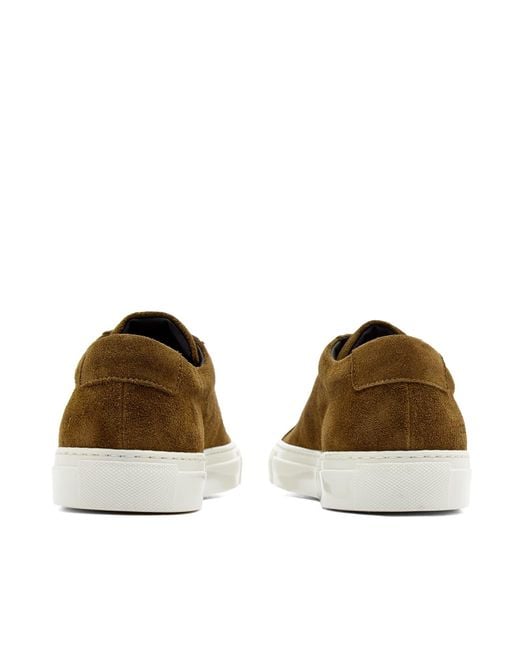 Common Projects Brown Achilles Low Waxed Suede Sneakers for men