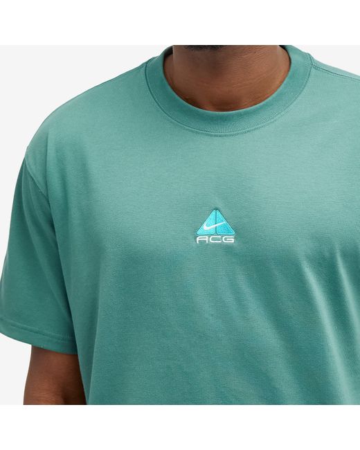 Nike Green Acg Lungs T-Shirt for men
