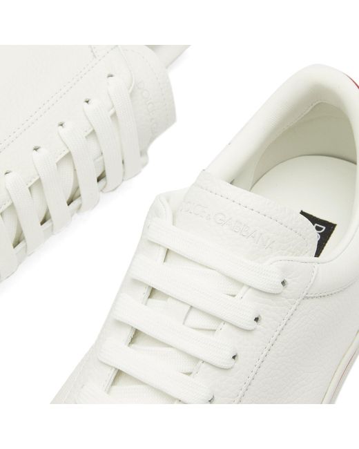 Dolce & Gabbana White Saint Tropez Sneakers for men