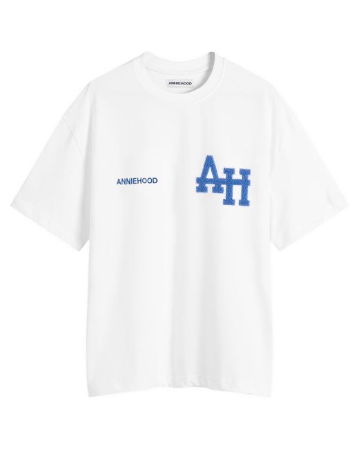 Annie Hood White College T-Shirt for men