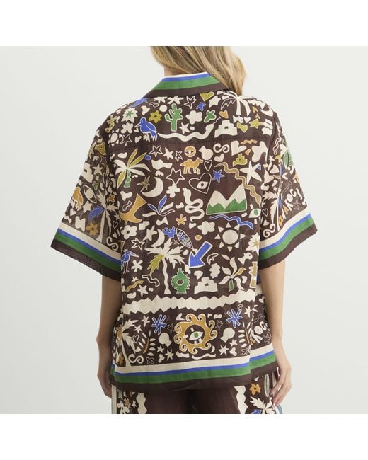 ALÉMAIS Multicolor Maroc Relaxed Shirt