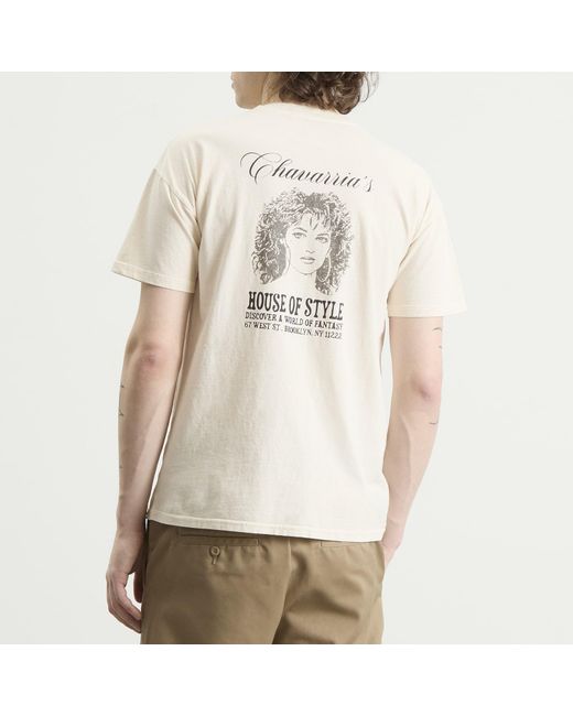 Willy Chavarria Natural House Of Style Easy T-Shirt for men