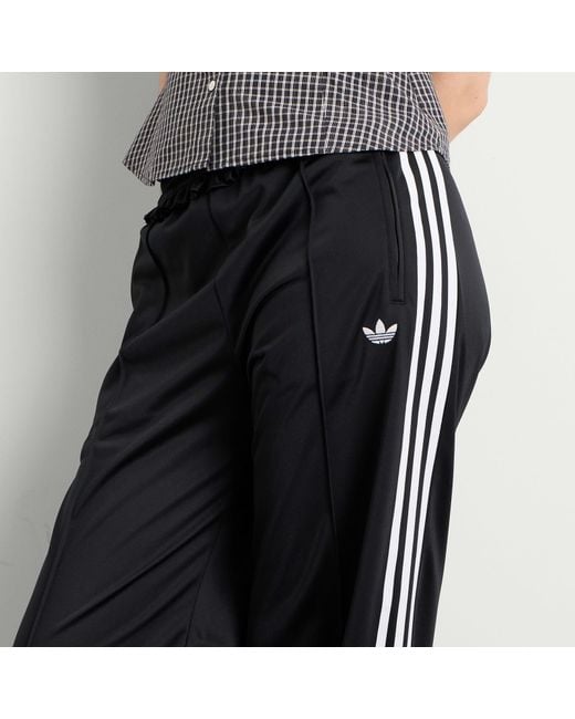 Adidas Black Pleated Firebird Track Pant