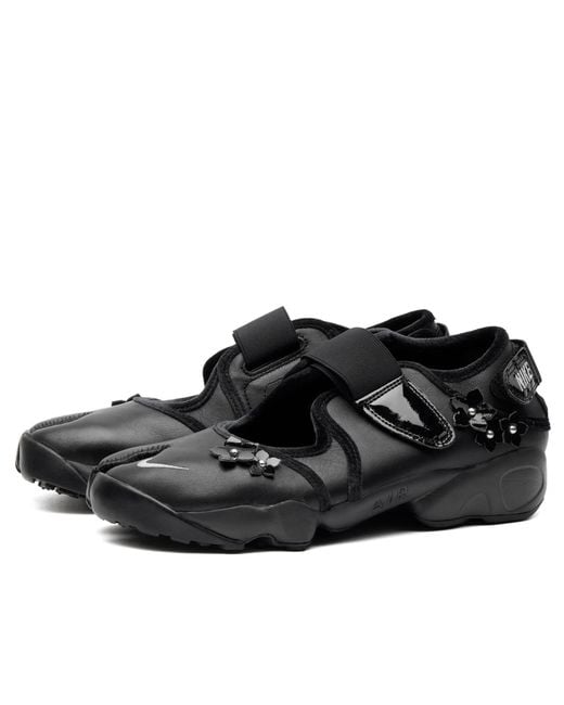 Nike Black W Air Rift Leather Sneaker