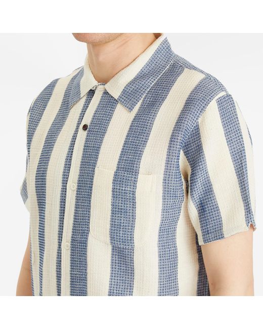 Kardo Blue Chintan Vacation Shirt for men