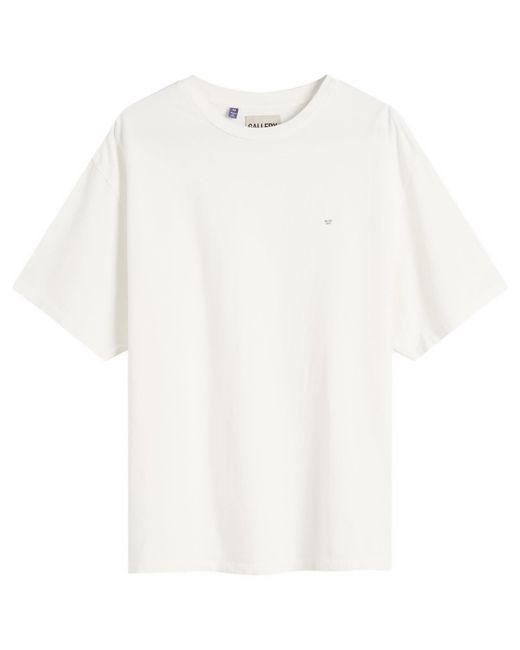 GALLERY DEPT. White Micro Logo T-Shirt for men