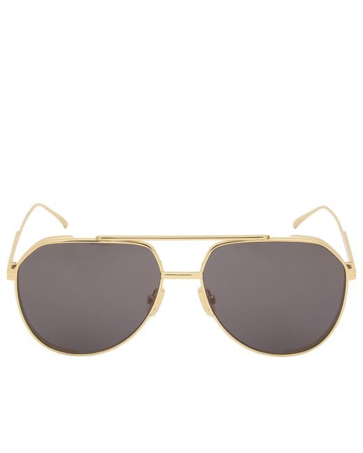 Bottega Veneta Gray Bottega Veneta Bv1465S Sunglasses