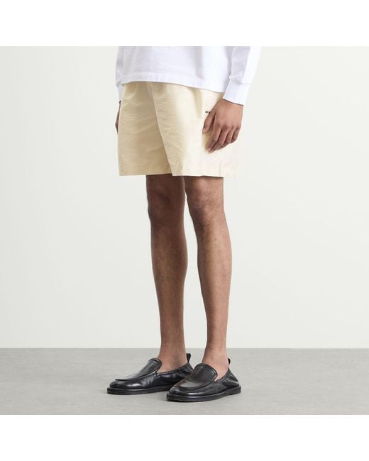 MKI Miyuki-Zoku Natural Botanical Print Wide Leg Shorts for men