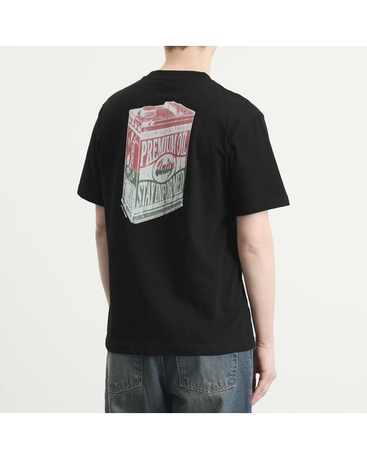 Daily Paper Black Oil Can T-Shirt for men