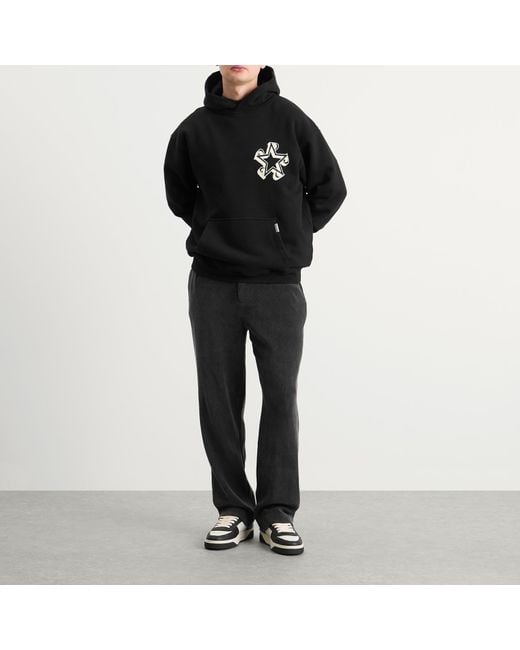 Represent Black Initial Star Hoodie for men