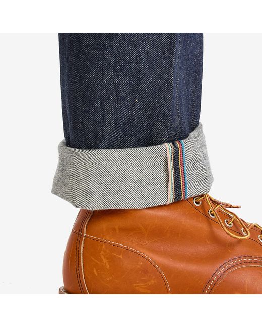 Paul Smith Blue X Lee Custom Selvedge Denim 101 Jeans for men
