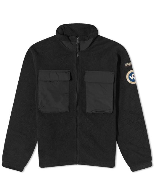 Napapijri Black Step Full-zip Fleece for men