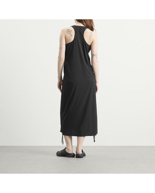 Y-3 Black Racer Midi Dress