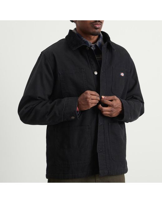 Dickies Blue Lined Canvas Chore Jacket for men