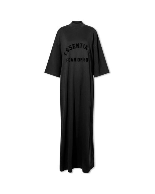 Fear Of God Black 3/4 Sleeve Dress