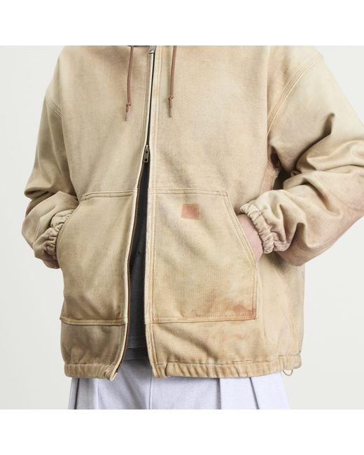 Beams Plus Natural Digital Print Hooded Jacket for men