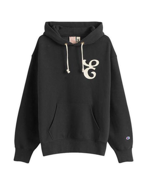 E by END. Black Champion For Everyday Hoodie
