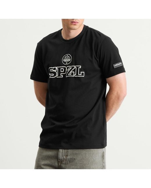 Adidas Black Spzl Logo T-Shirt for men