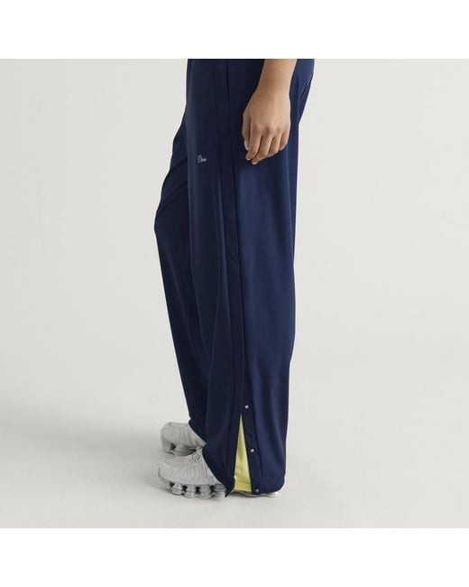 Dime Blue Athletic Snap Pants