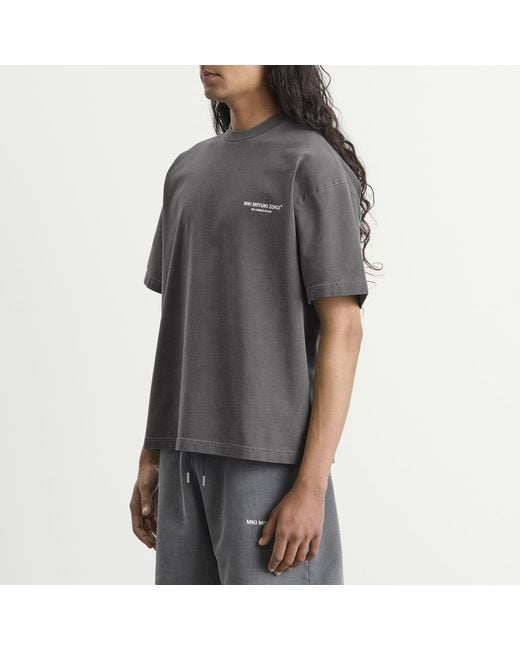 MKI Miyuki-Zoku Gray Design Studio T-Shirt for men