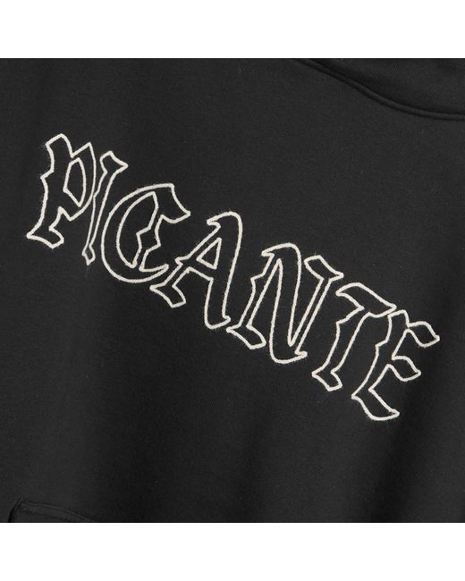 Picante Black End. X Headline Chain Stitch Hoodie
