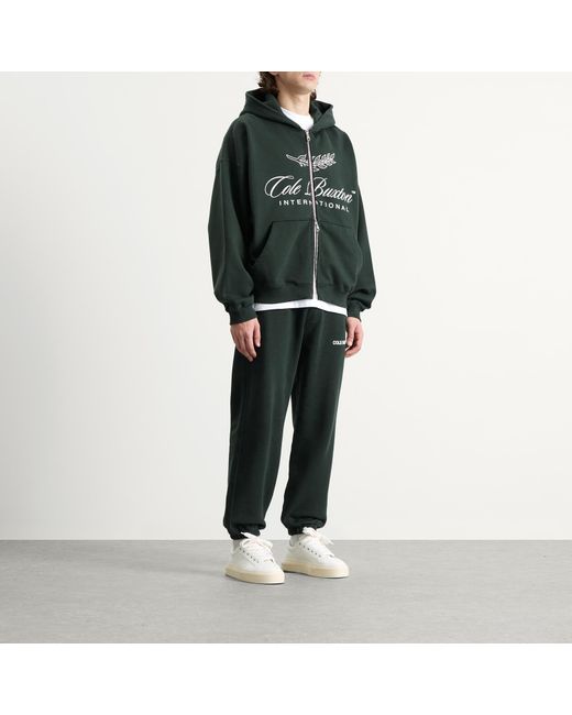 Cole Buxton Green International Zip Hoodie for men